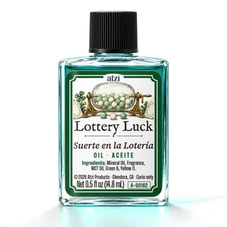 Lottery Luck spiritual oil, ½ fl oz bottle