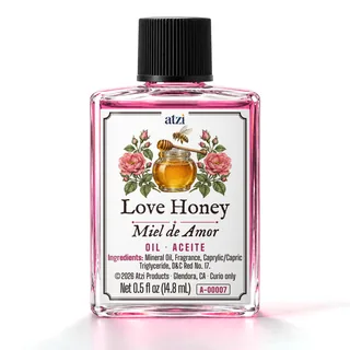 Love Honey spiritual oil, ½ fl oz bottle