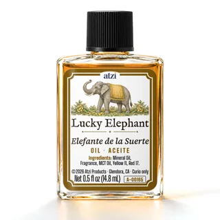 Lucky Elephant spiritual oil, ½ fl oz bottle
