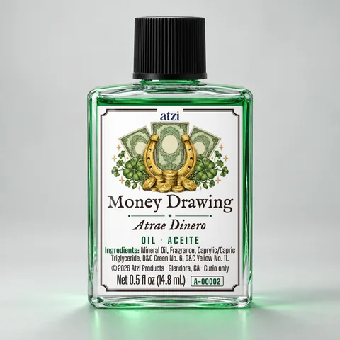 Money Drawing spiritual oil, ½ fl oz bottle