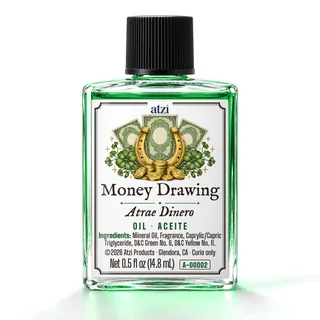 Money Drawing spiritual oil, ½ fl oz bottle