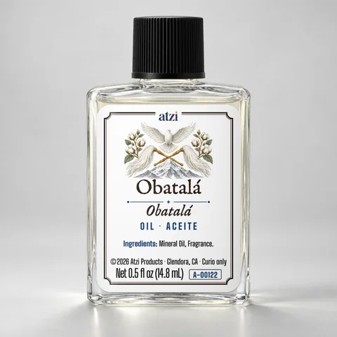 Obatalá spiritual oil, ½ fl oz bottle