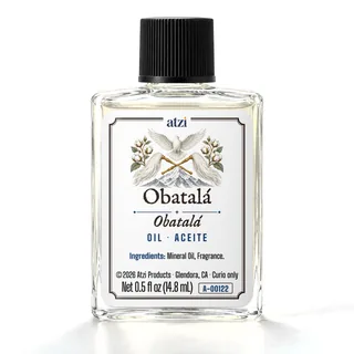 Obatalá spiritual oil, ½ fl oz bottle