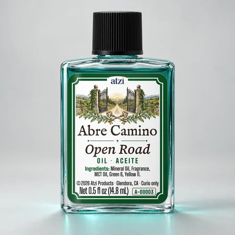 Open Road spiritual oil, ½ fl oz bottle