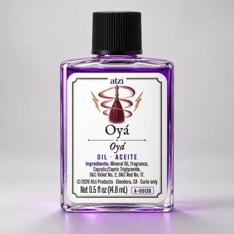 Oyá spiritual oil, ½ fl oz bottle