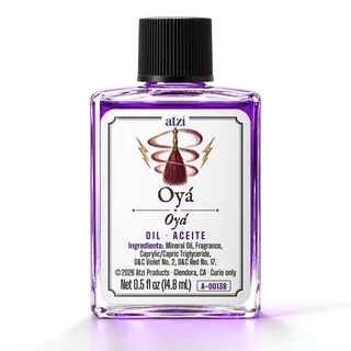 Oyá spiritual oil, ½ fl oz bottle