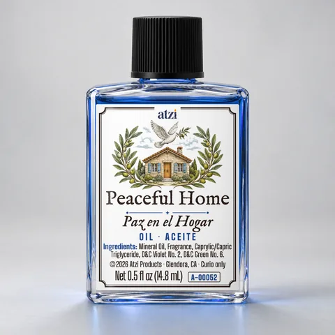 Peaceful Home spiritual oil, ½ fl oz bottle