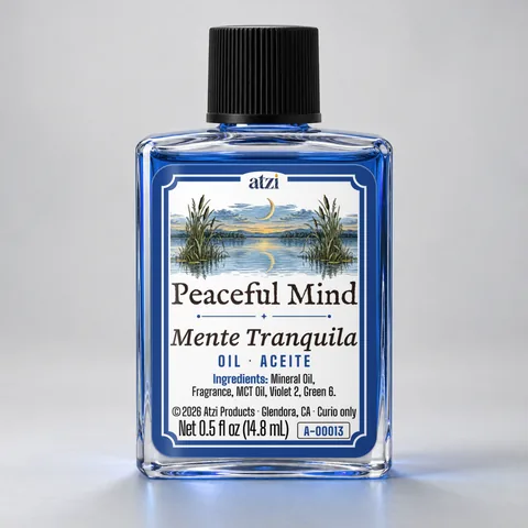 Peaceful Mind spiritual oil, ½ fl oz bottle