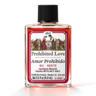 Prohibited Love spiritual oil, ½ fl oz bottle