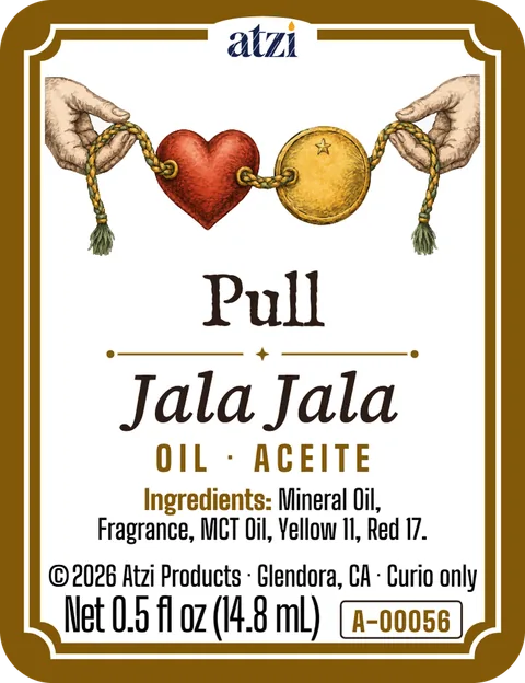 Front label of Pull spiritual oil