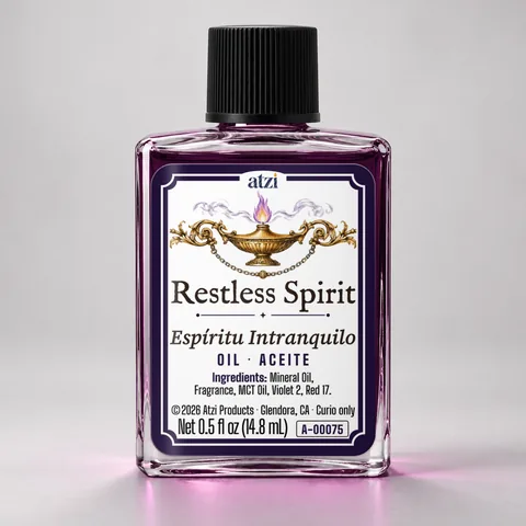 Restless Spirit spiritual oil, ½ fl oz bottle