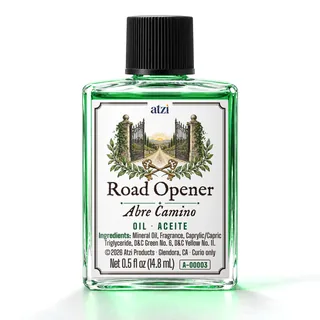 Road Opener spiritual oil, ½ fl oz bottle