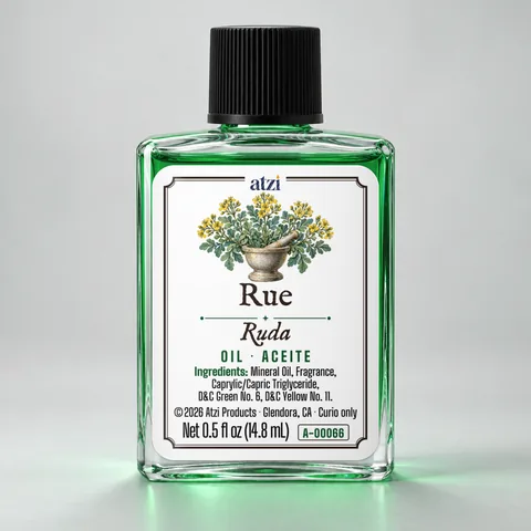 Rue spiritual oil, ½ fl oz bottle