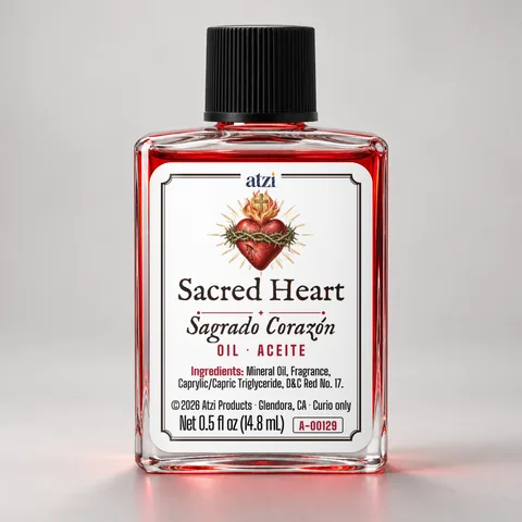 Sacred Heart spiritual oil, ½ fl oz bottle