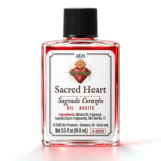 Sacred Heart spiritual oil, ½ fl oz bottle