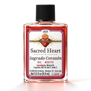 Sacred Heart spiritual oil, ½ fl oz bottle
