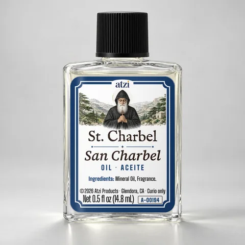 St. Charbel spiritual oil, ½ fl oz bottle
