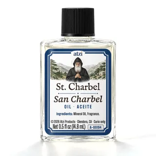 St. Charbel spiritual oil, ½ fl oz bottle