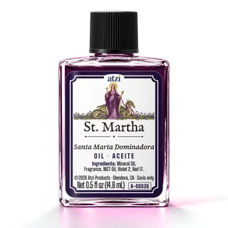 St. Martha spiritual oil, ½ fl oz bottle