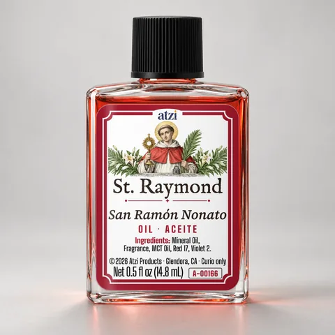 St. Raymond spiritual oil, ½ fl oz bottle