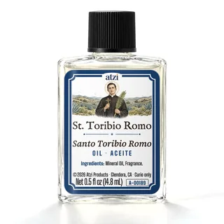 St. Toribio Romo spiritual oil, ½ fl oz bottle