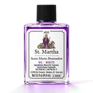 St. Martha spiritual oil, ½ fl oz bottle