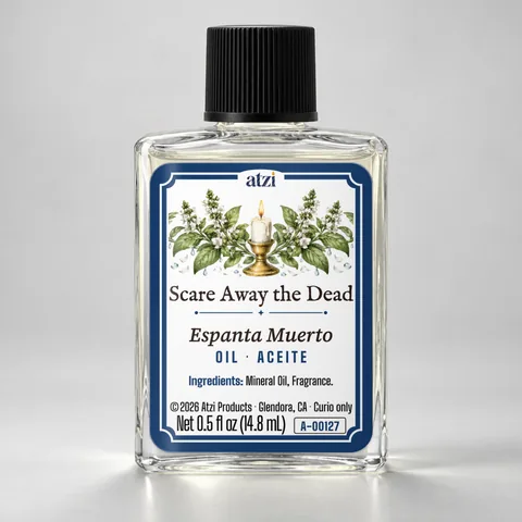 Scare Away the Dead spiritual oil, ½ fl oz bottle