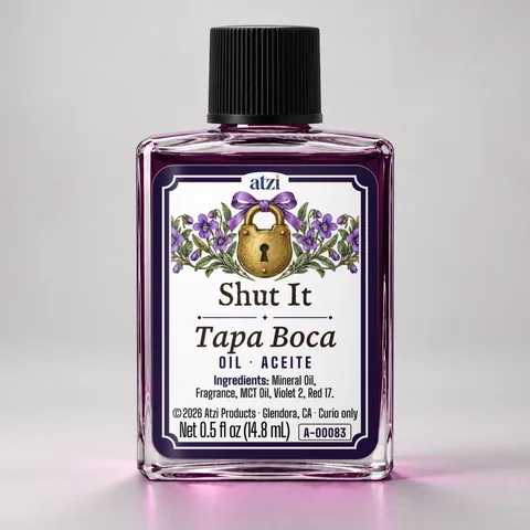 Shut It spiritual oil, ½ fl oz bottle