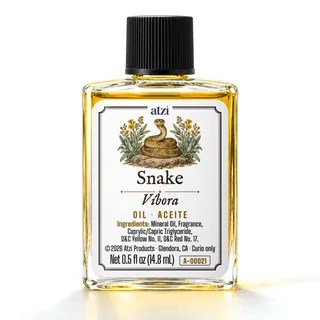 Aceite espiritual Víbora, frasco de ½ onza líquida