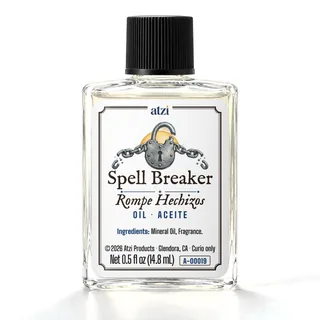 Aceite espiritual Rompe Hechizos, frasco de ½ onza líquida