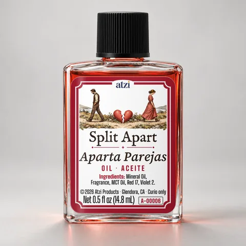 Aceite espiritual Aparta Parejas, frasco de ½ onza líquida