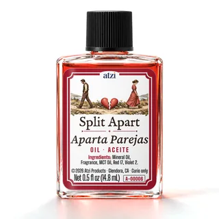 Aceite espiritual Aparta Parejas, frasco de ½ onza líquida