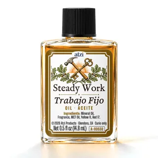 Steady Work spiritual oil, ½ fl oz bottle
