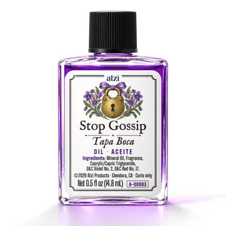 Stop Gossip spiritual oil, ½ fl oz bottle