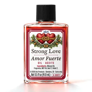 Strong Love spiritual oil, ½ fl oz bottle