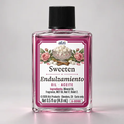 Aceite espiritual Endulzamiento, frasco de ½ onza líquida
