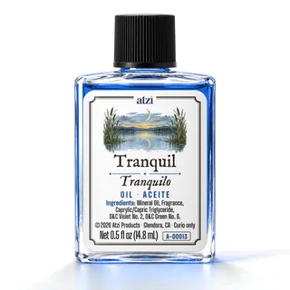 Aceite espiritual Tranquilo, frasco de ½ onza líquida