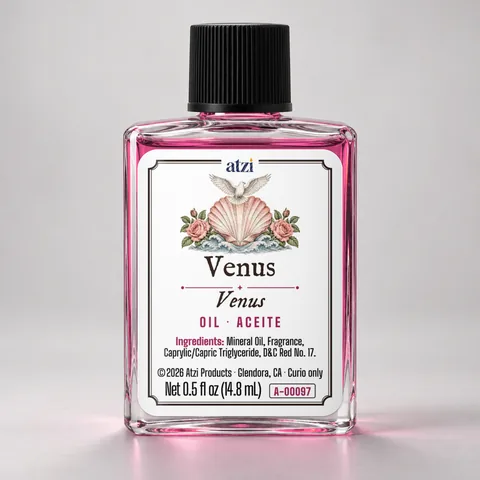 Aceite espiritual Venus, frasco de ½ onza líquida
