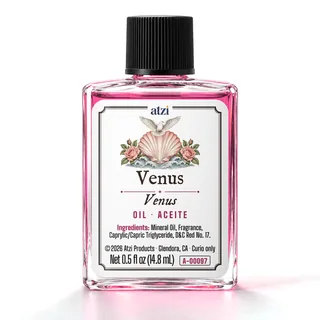 Aceite espiritual Venus, frasco de ½ onza líquida