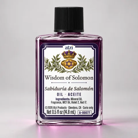 Wisdom of Solomon spiritual oil, ½ fl oz bottle