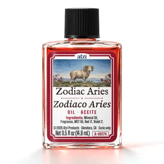 Zodiac Aries spiritual oil, ½ fl oz bottle