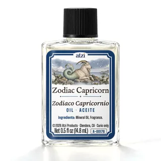 Zodiac Capricorn spiritual oil, ½ fl oz bottle