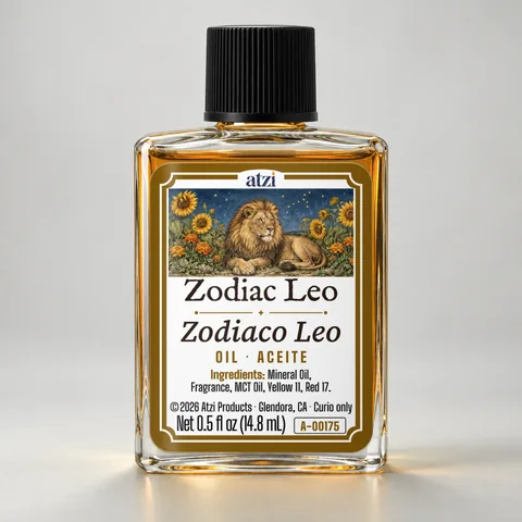 Zodiac Leo spiritual oil, ½ fl oz bottle