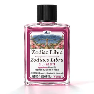Zodiac Libra spiritual oil, ½ fl oz bottle