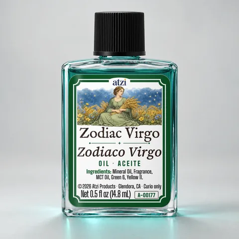 Zodiac Virgo spiritual oil, ½ fl oz bottle