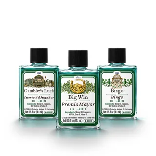 Lucky Gambler 3-pack of spiritual oils