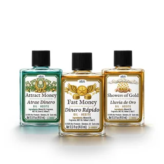 Money & Abundance 3-pack of spiritual oils
