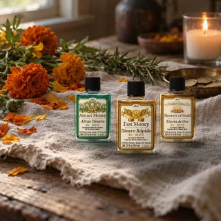 Money & Abundance 3-pack of spiritual oils